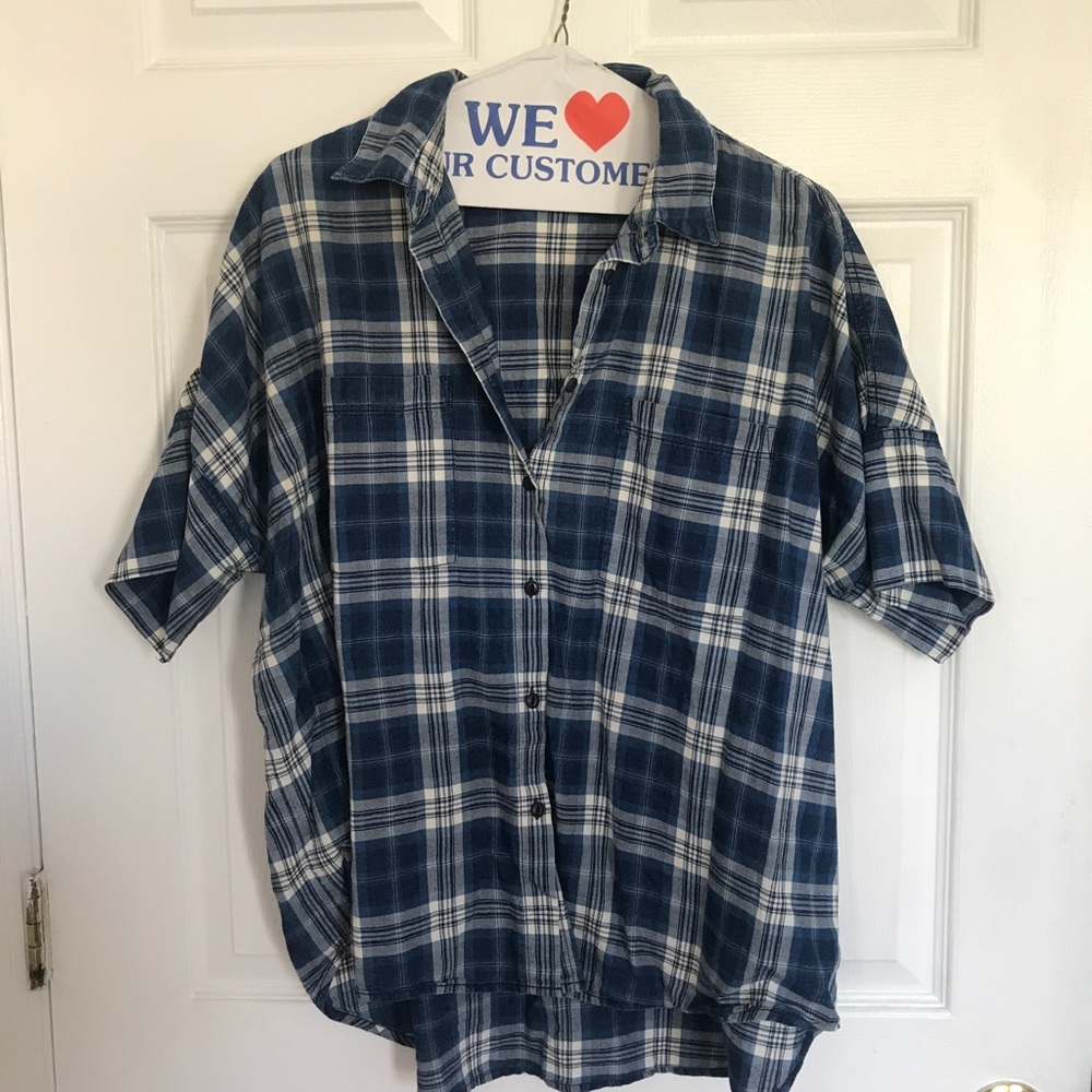 Madewell Plaid Blouse